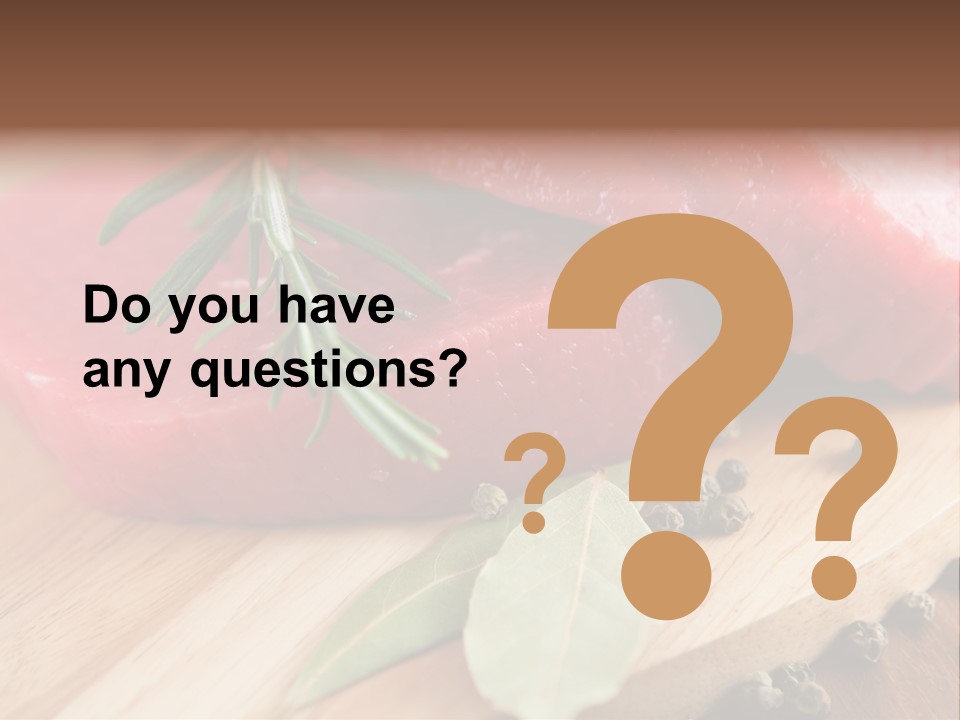 Healthy Food Herbs PowerPoint Template