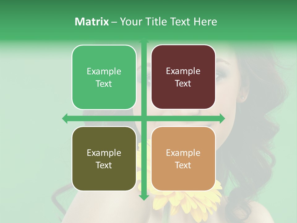 Portrait Charm Young PowerPoint Template