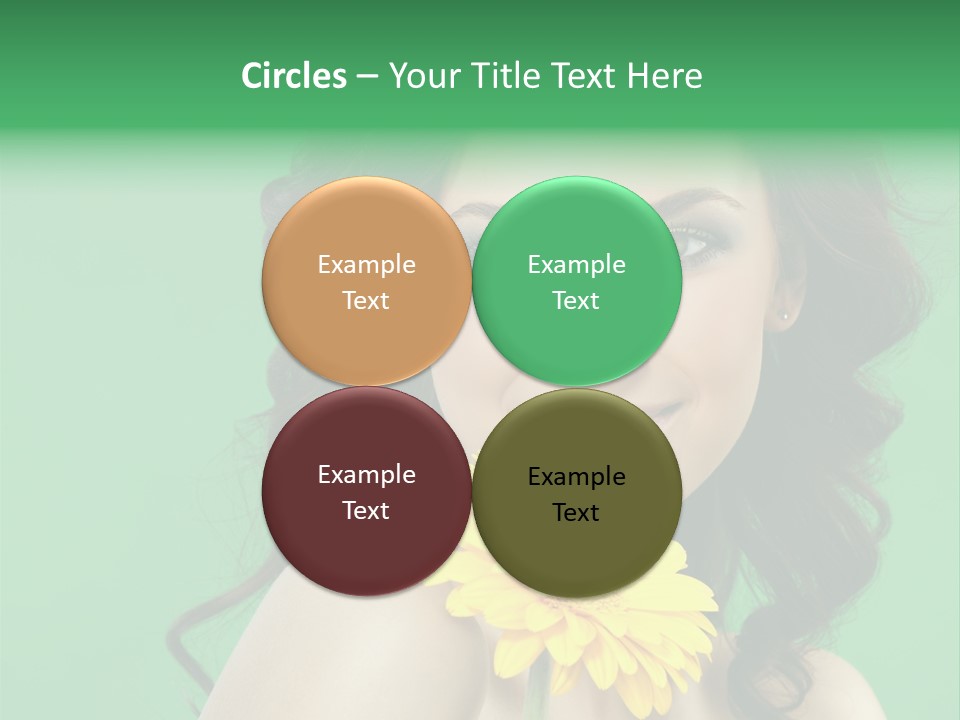 Portrait Charm Young PowerPoint Template