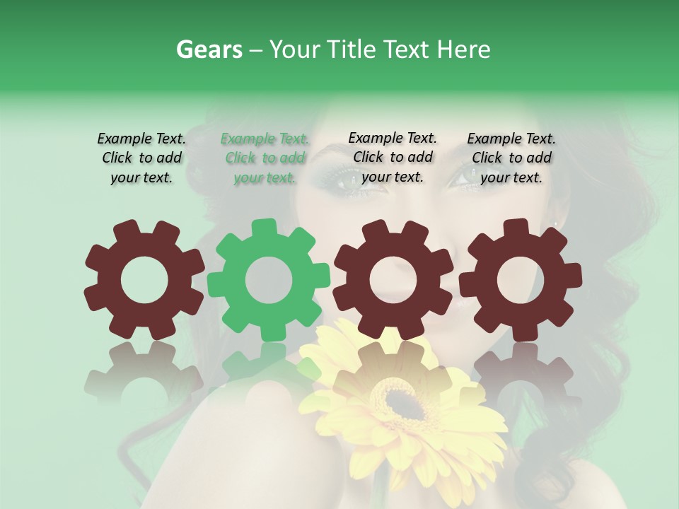 Portrait Charm Young PowerPoint Template