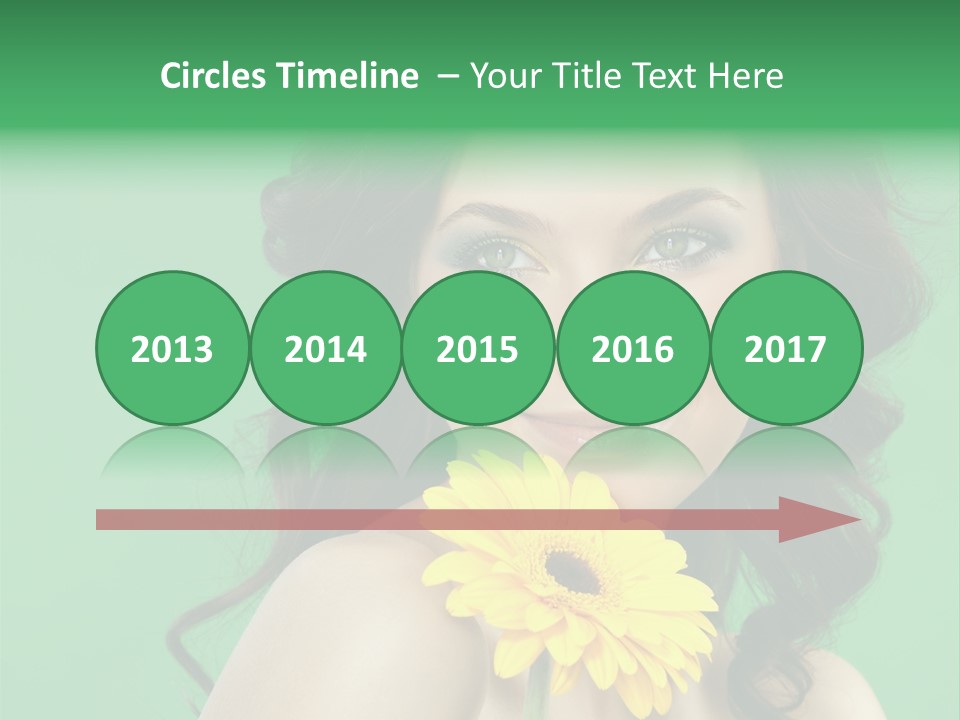 Portrait Charm Young PowerPoint Template