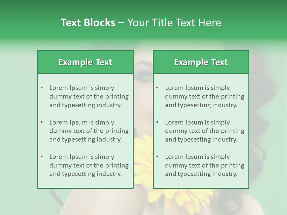 Portrait Charm Young PowerPoint Template