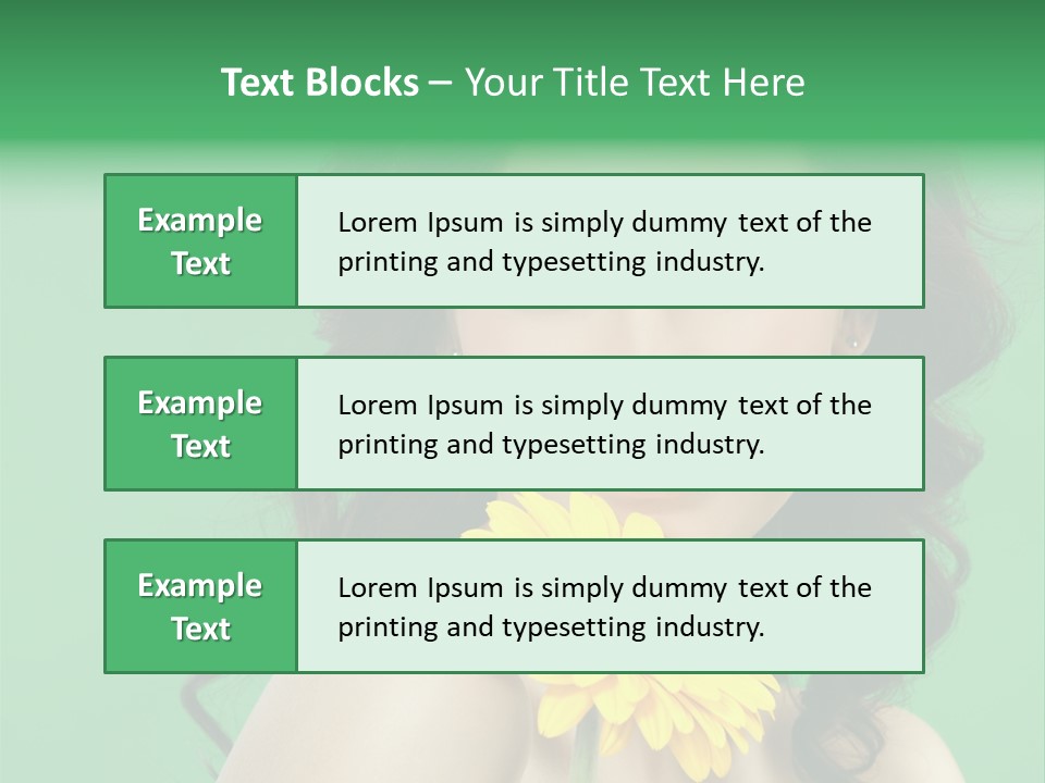 Portrait Charm Young PowerPoint Template