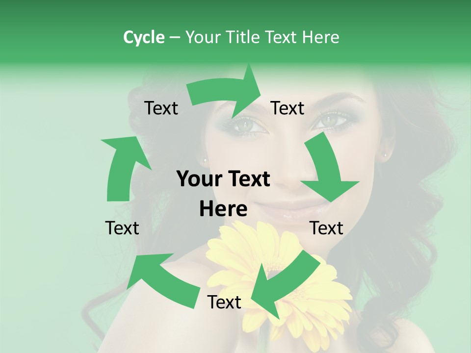 Portrait Charm Young PowerPoint Template