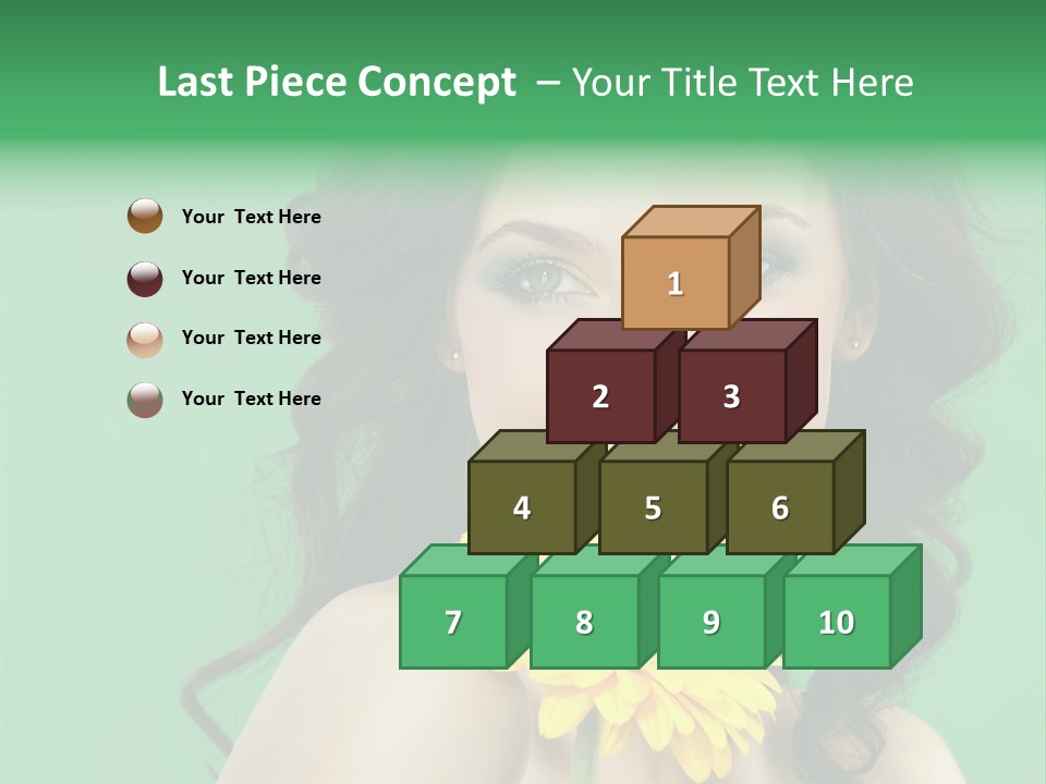 Portrait Charm Young PowerPoint Template