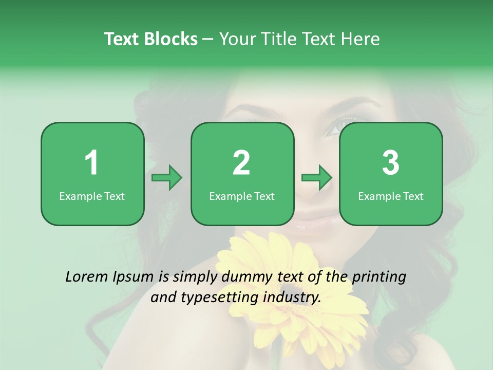 Portrait Charm Young PowerPoint Template