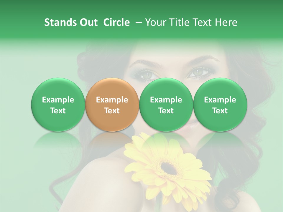 Portrait Charm Young PowerPoint Template