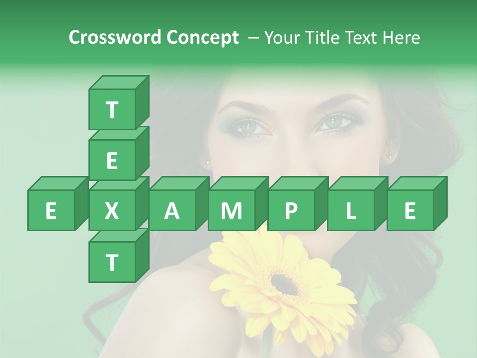 Portrait Charm Young PowerPoint Template