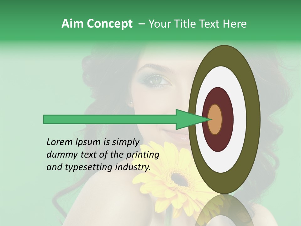 Portrait Charm Young PowerPoint Template