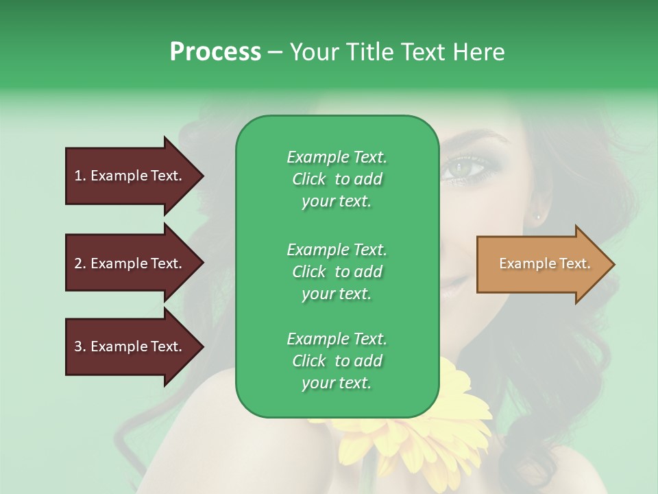 Portrait Charm Young PowerPoint Template