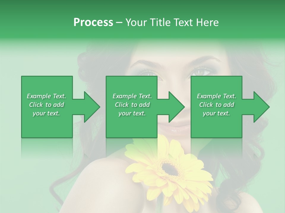 Portrait Charm Young PowerPoint Template