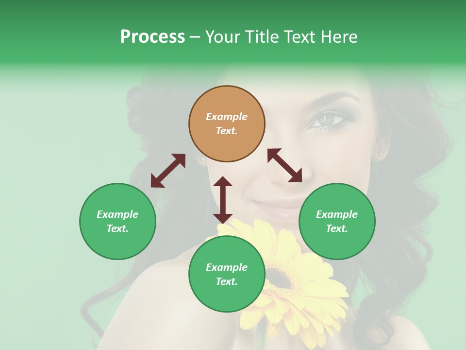 Portrait Charm Young PowerPoint Template