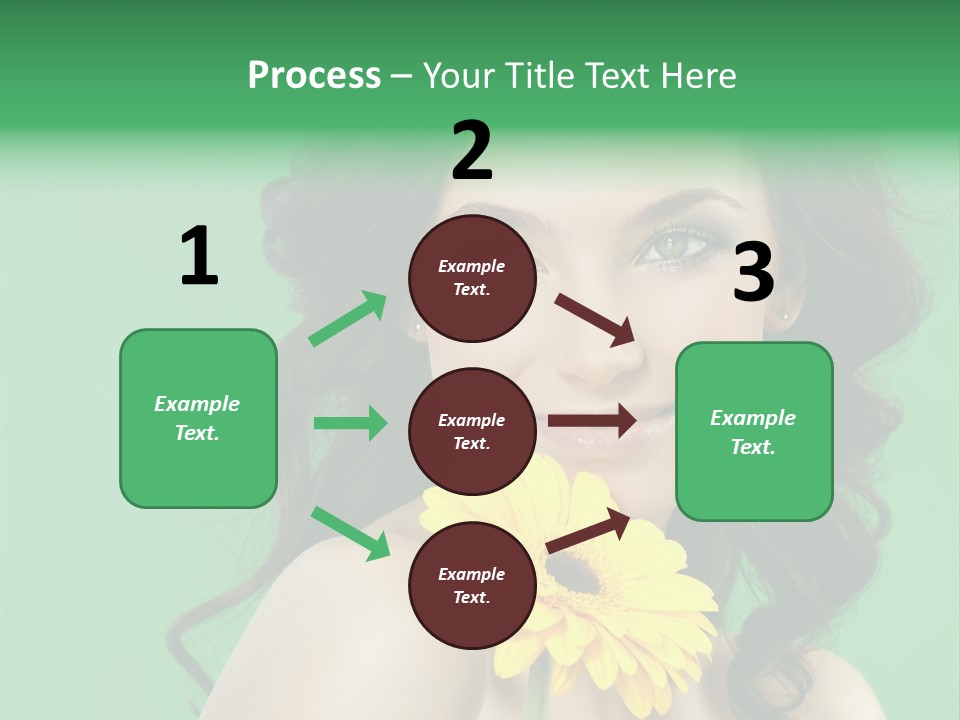 Portrait Charm Young PowerPoint Template