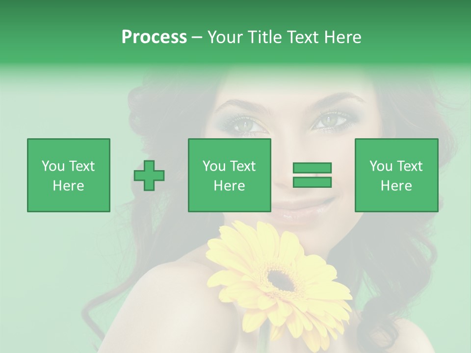Portrait Charm Young PowerPoint Template