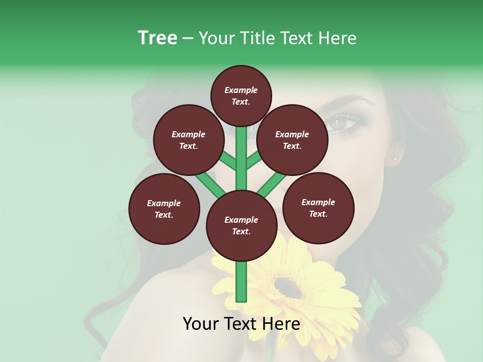 Portrait Charm Young PowerPoint Template