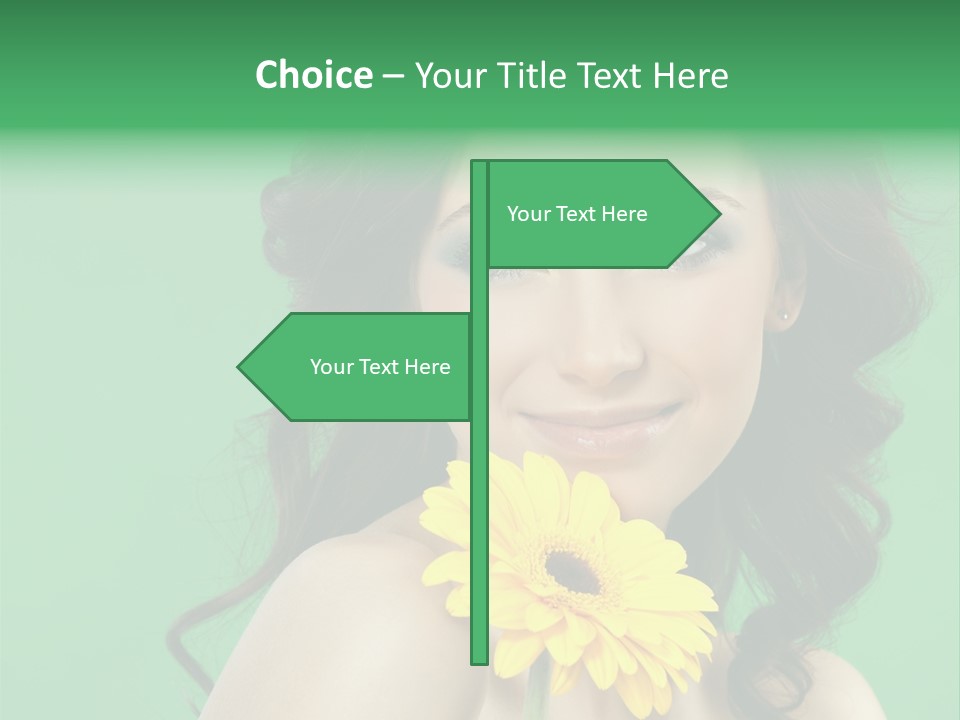 Portrait Charm Young PowerPoint Template