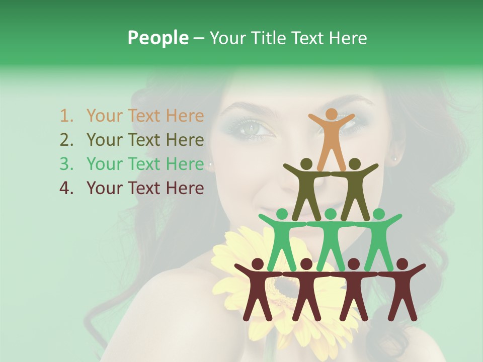 Portrait Charm Young PowerPoint Template