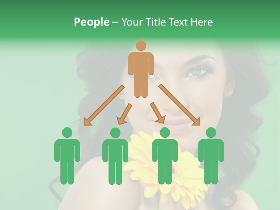 Portrait Charm Young PowerPoint Template