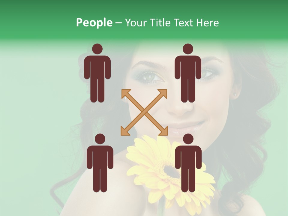 Portrait Charm Young PowerPoint Template