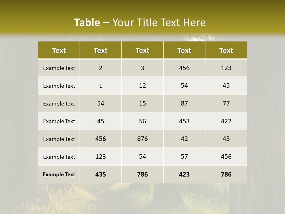 Scenic Magic Vivid PowerPoint Template