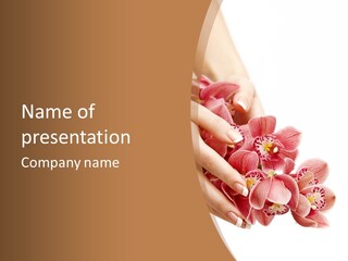 Isolated Blossom Close Up PowerPoint Template