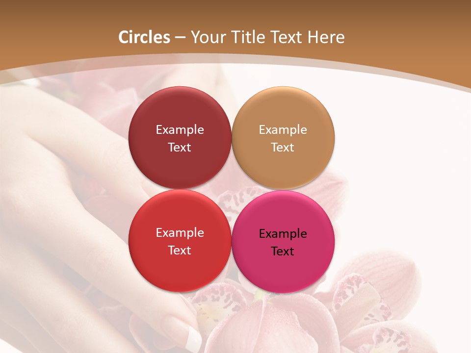 Isolated Blossom Close Up PowerPoint Template