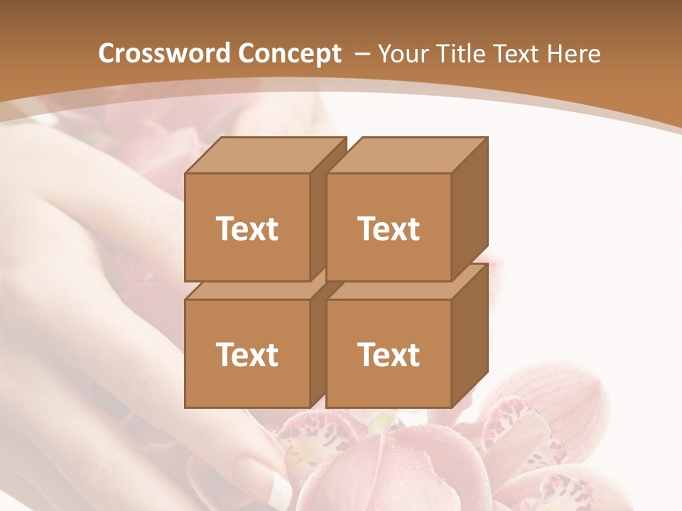 Isolated Blossom Close Up PowerPoint Template