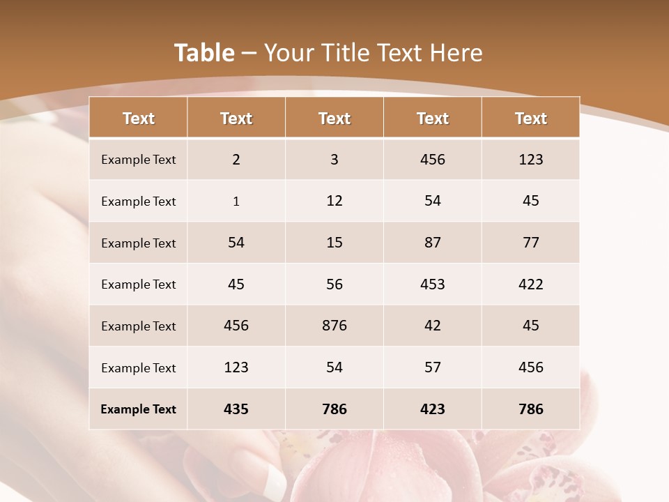 Isolated Blossom Close Up PowerPoint Template