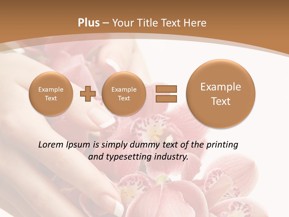 Isolated Blossom Close Up PowerPoint Template