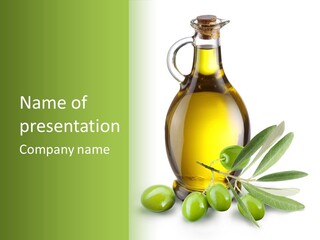 Antioxidant Leaf Green PowerPoint Template