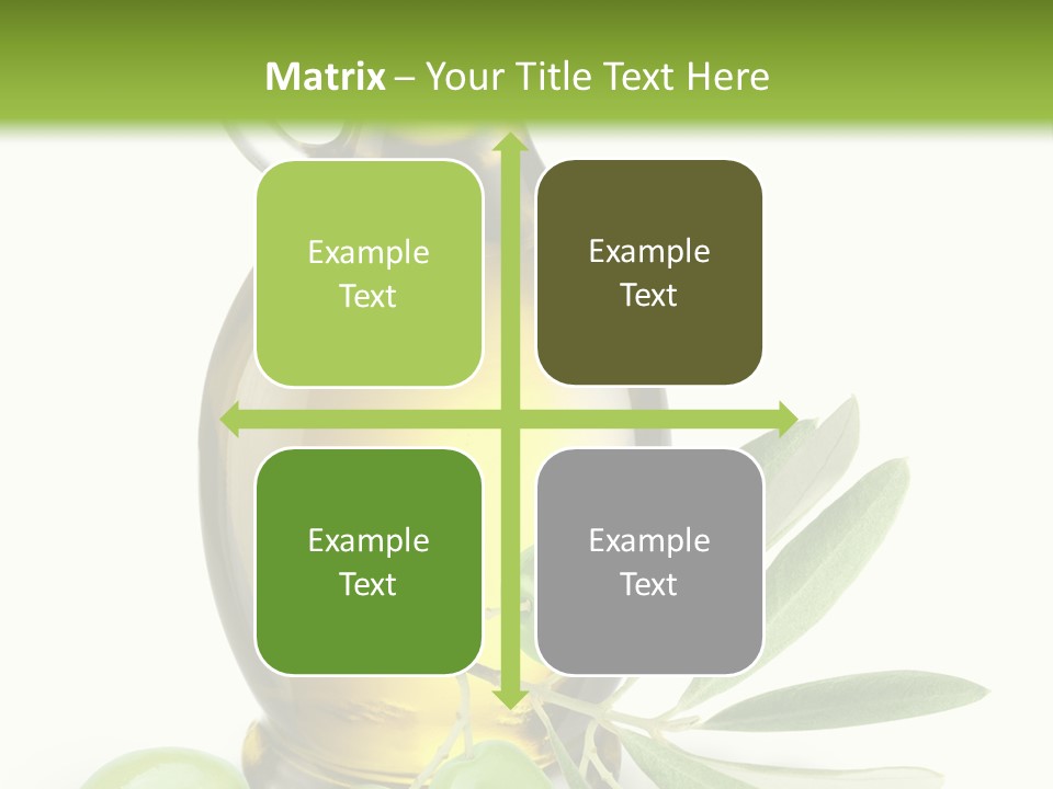 Antioxidant Leaf Green PowerPoint Template
