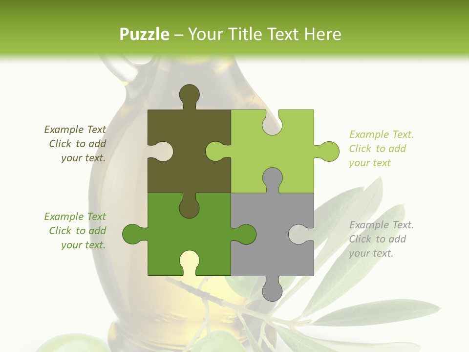 Antioxidant Leaf Green PowerPoint Template