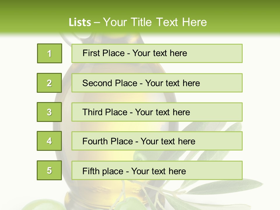 Antioxidant Leaf Green PowerPoint Template