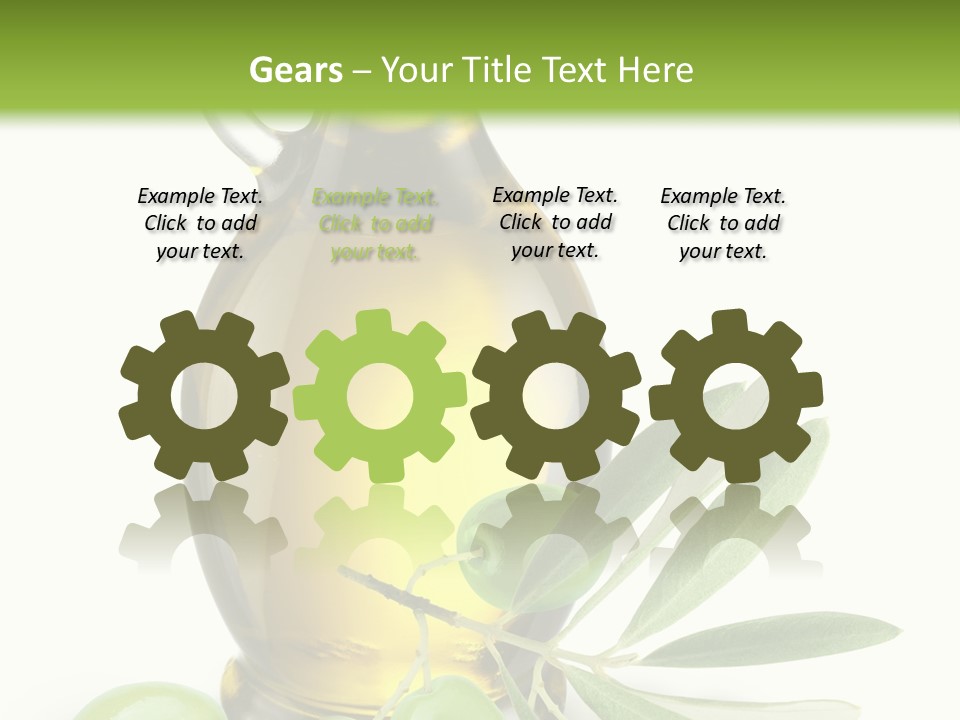 Antioxidant Leaf Green PowerPoint Template