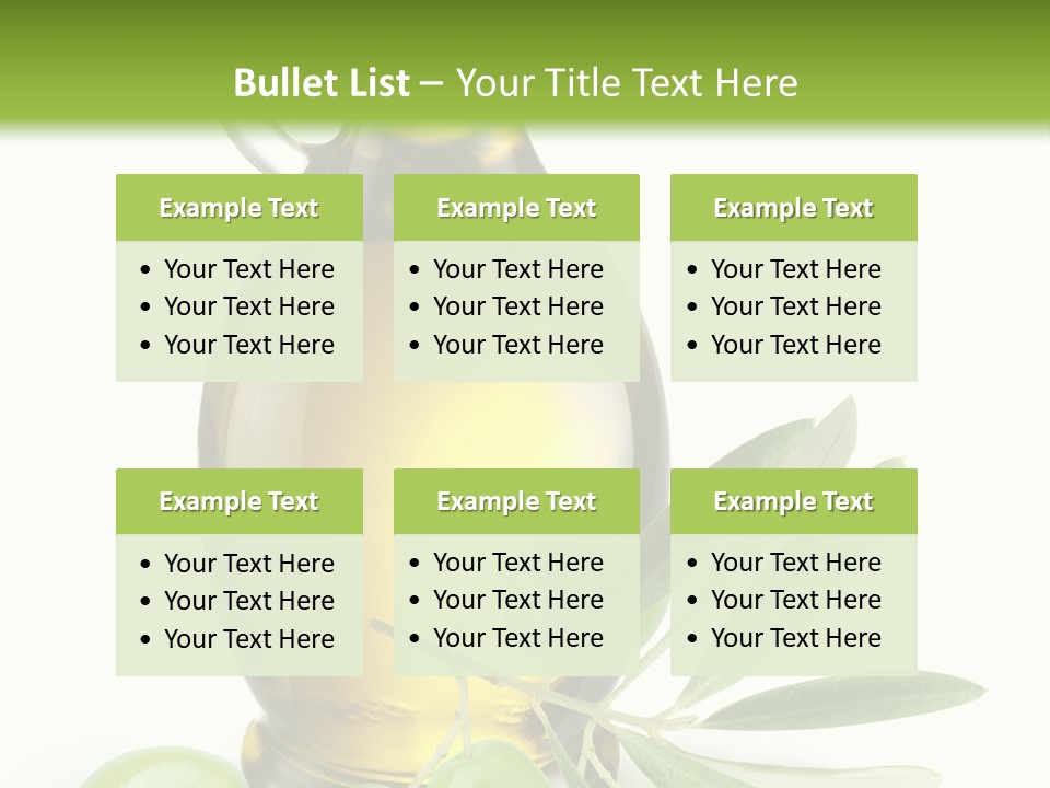 Antioxidant Leaf Green PowerPoint Template