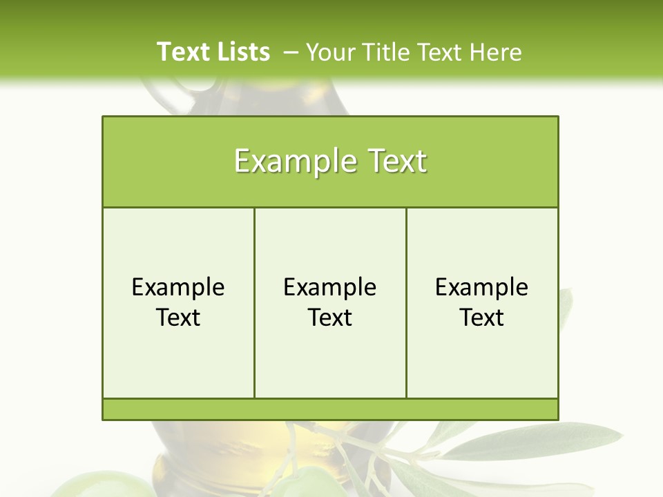 Antioxidant Leaf Green PowerPoint Template