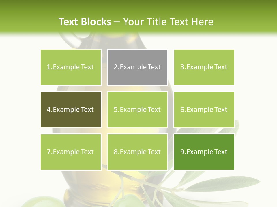 Antioxidant Leaf Green PowerPoint Template