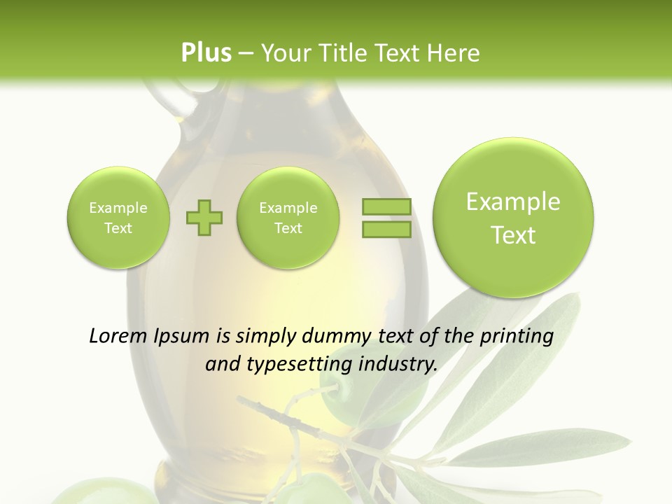 Antioxidant Leaf Green PowerPoint Template