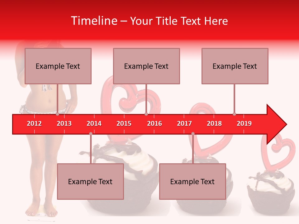 Girl Isolated Female PowerPoint Template