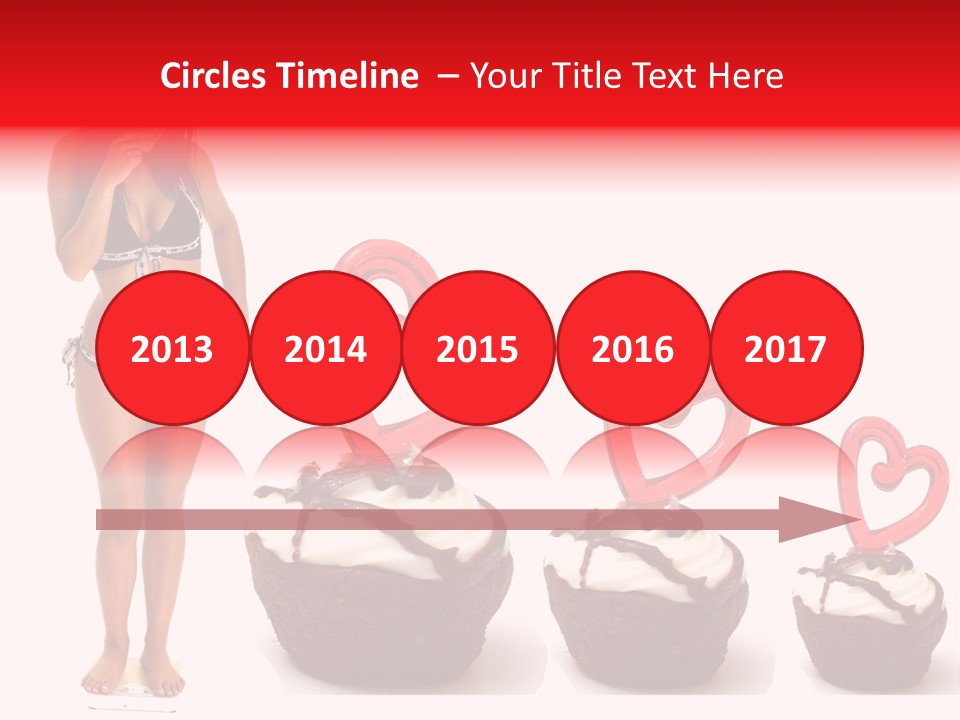 Girl Isolated Female PowerPoint Template