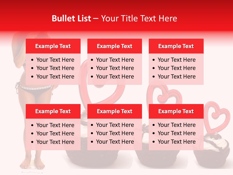 Girl Isolated Female PowerPoint Template