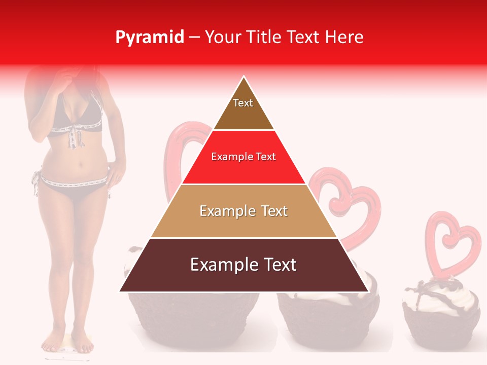 Girl Isolated Female PowerPoint Template