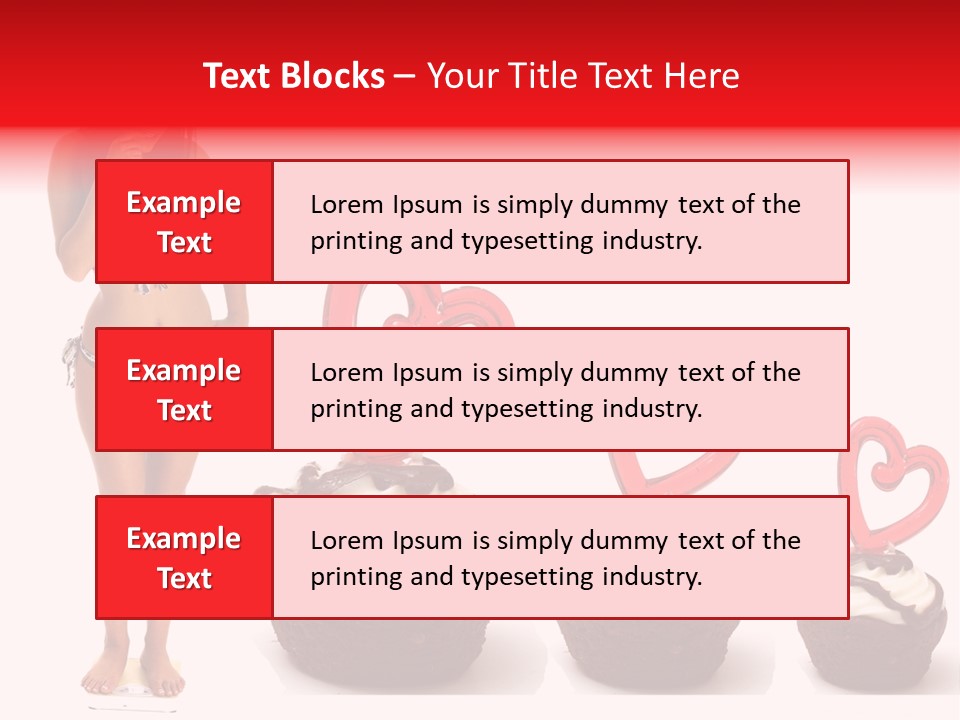 Girl Isolated Female PowerPoint Template