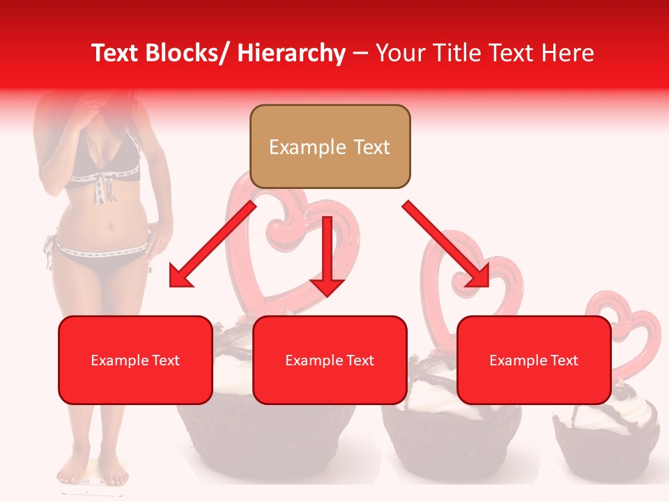 Girl Isolated Female PowerPoint Template