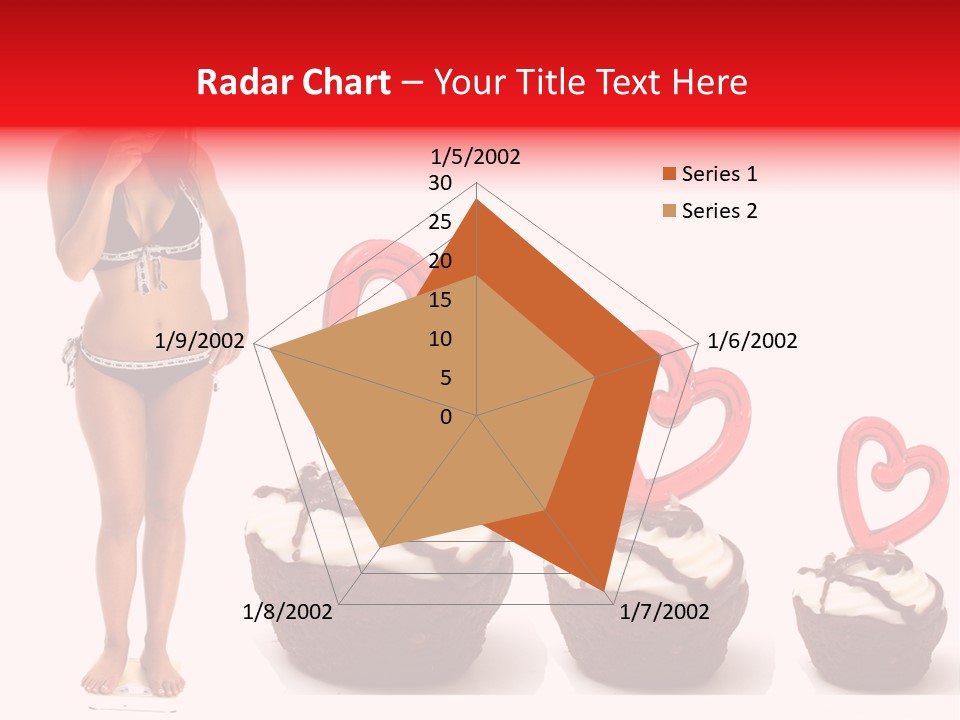 Girl Isolated Female PowerPoint Template