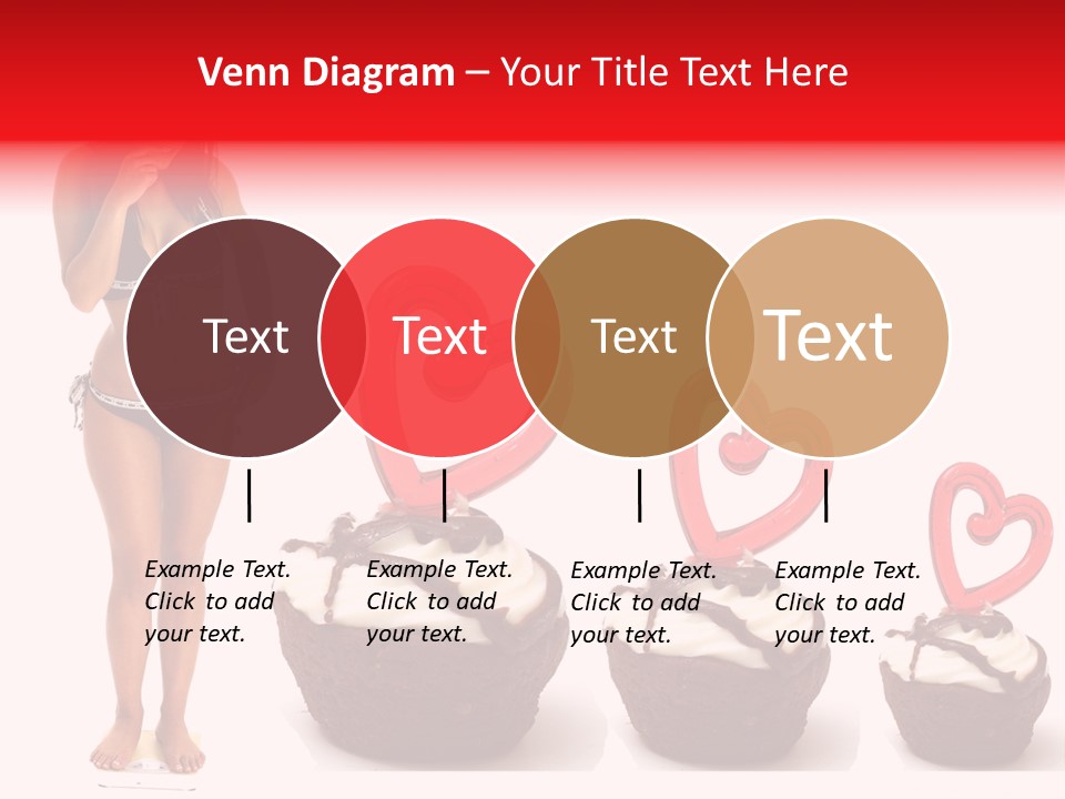 Girl Isolated Female PowerPoint Template