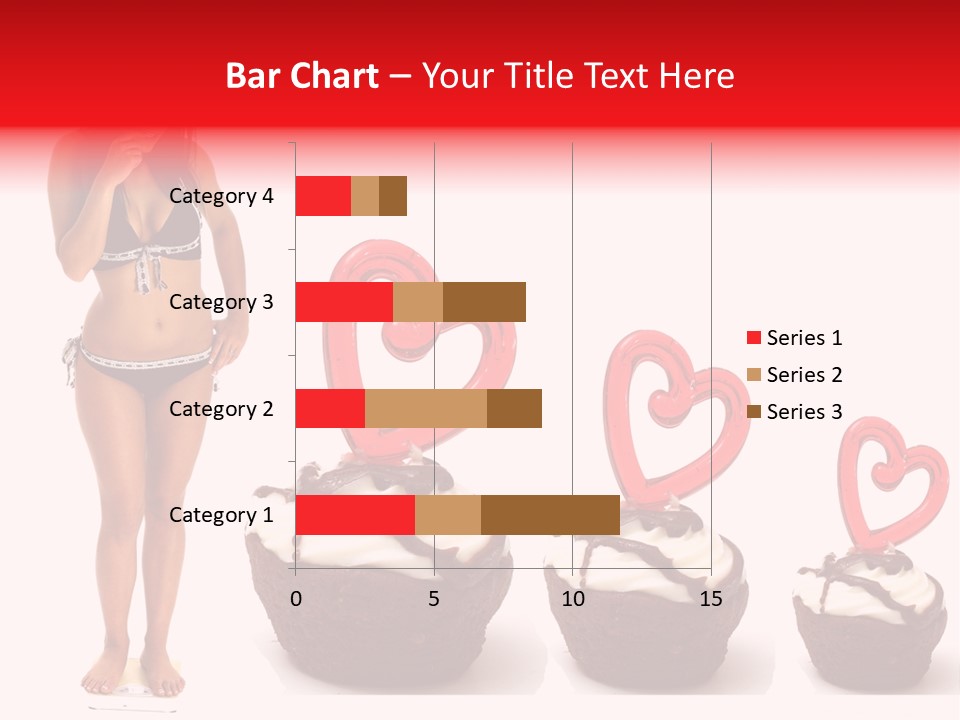 Girl Isolated Female PowerPoint Template