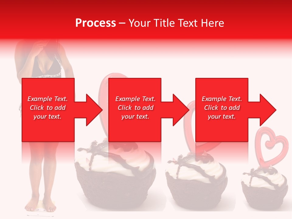 Girl Isolated Female PowerPoint Template