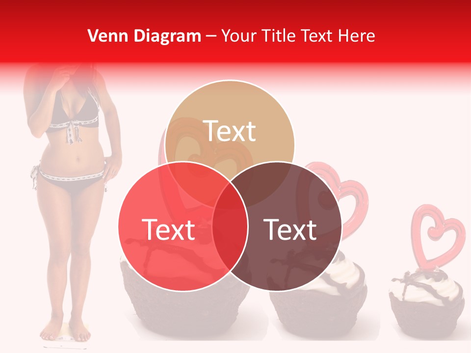 Girl Isolated Female PowerPoint Template