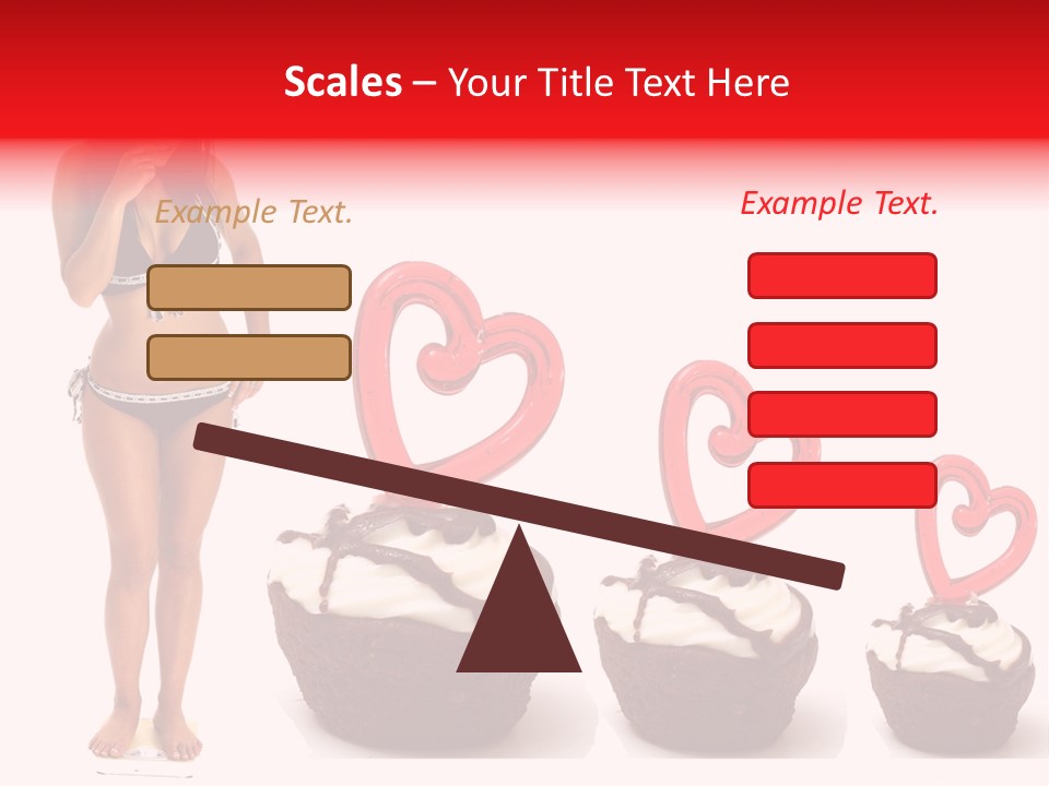 Girl Isolated Female PowerPoint Template